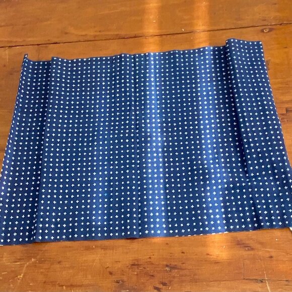 Lot of 3 VINTAGE Japanese Textile Fabric Aizome Indigo Blue - Picture 6 of 6